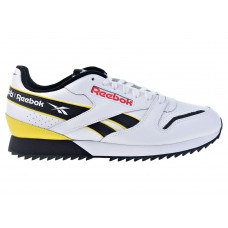 Кроссовки Reebok Classic Leather RippIe White Primal Red Yellow