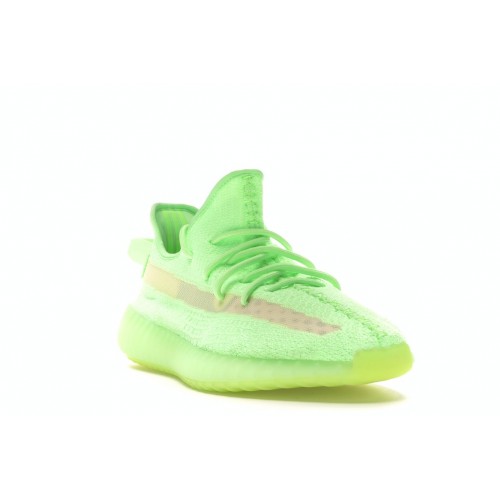 Кроссы adidas Yeezy Boost 350 V2 Glow - мужская сетка размеров