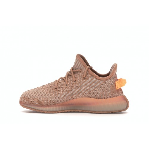 Кроссы adidas Yeezy Boost 350 V2 Clay (Kids) - детская сетка размеров