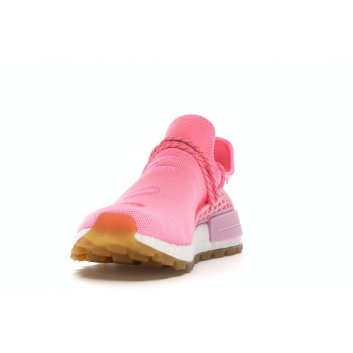 Кроссы adidas NMD Hu Trail Pharrell Now Is Her Time Light Pink - мужская сетка размеров