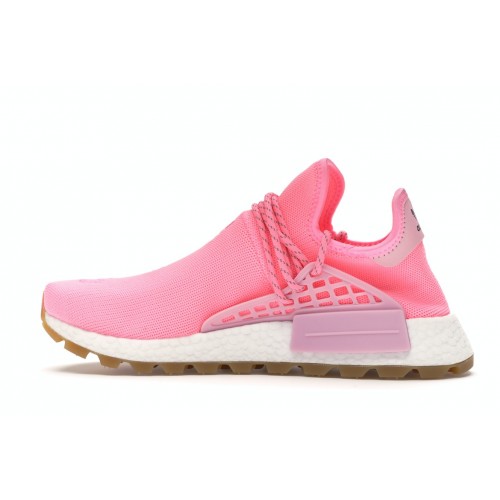 Кроссы adidas NMD Hu Trail Pharrell Now Is Her Time Light Pink - мужская сетка размеров