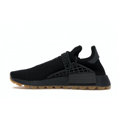 Кроссы adidas NMD Hu Trail Pharrell Now Is Her Time Black - мужская сетка размеров