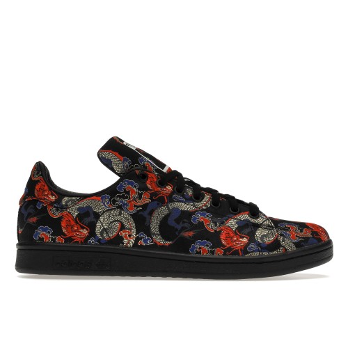 Кроссы adidas Stan Smith Dragon Print - мужская сетка размеров