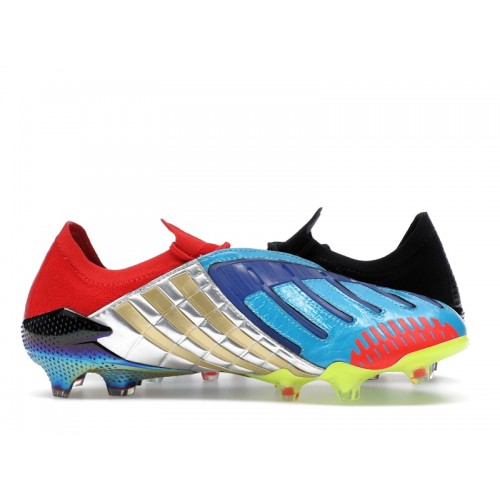 adidas Predator Archive FG Black White Blue - мужская сетка размеров