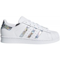 adidas Superstar White Holographic Stripes (Youth)