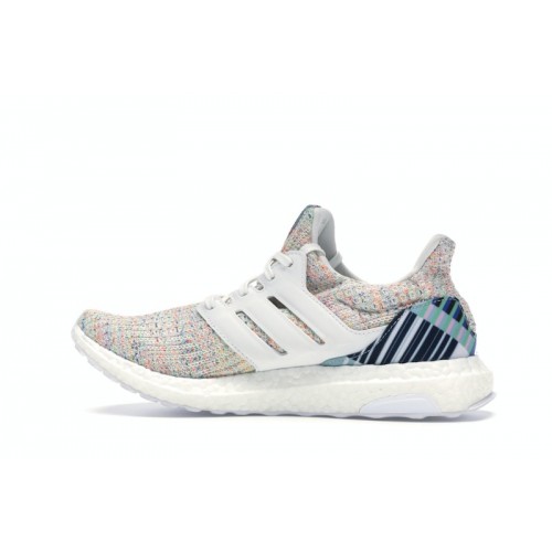 adidas Ultra Boost White Multi-Color (W) - женская сетка размеров
