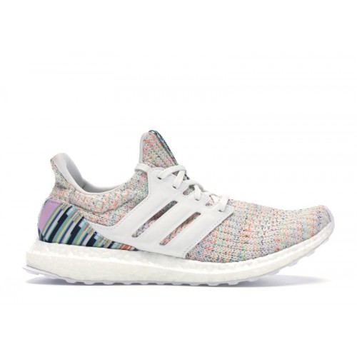 adidas Ultra Boost White Multi-Color (W) - женская сетка размеров