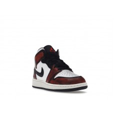 Подростковые Jordan 1 Mid Wear-Away Chicago (GS)