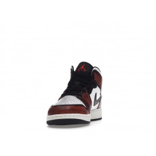 Подростковые Jordan 1 Mid Wear-Away Chicago (GS)
