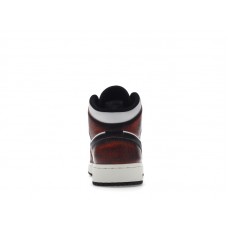 Подростковые Jordan 1 Mid Wear-Away Chicago (GS)