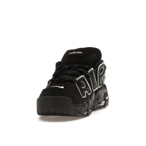 Кроссы Nike Air More Uptempo Low AMBUSH Black - мужская сетка размеров