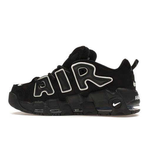 Кроссы Nike Air More Uptempo Low AMBUSH Black - мужская сетка размеров