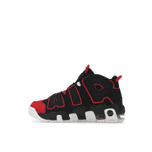 Кроссы Nike Air More Uptempo 96 Red Toe (GS) - подростковая сетка размеров