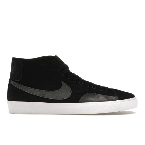 Кроссы Nike SB Blazer Court Mid Premium Black Anthracite - мужская сетка размеров