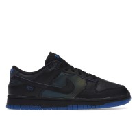 Женские кроссовки Nike Dunk Low Black Royal Iridescent (W)