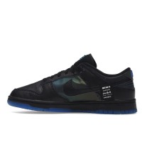 Женские кроссовки Nike Dunk Low Black Royal Iridescent (W)
