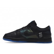 Женские кроссовки Nike Dunk Low Black Royal Iridescent (W)