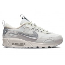 Женские кроссовки Nike Air Max 90 Futura Summit White Metallic Silver (W)