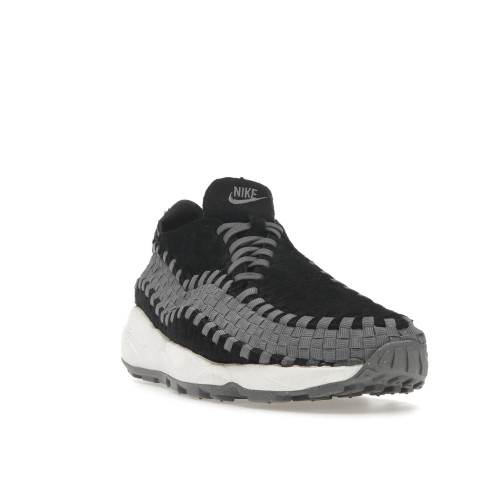 Кроссы Nike Air Footscape Woven Black Smoke Grey (W) - женская сетка размеров