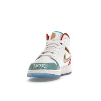 Подростковые Jordan 1 Mid Sneaker School NC to Chicago (GS)