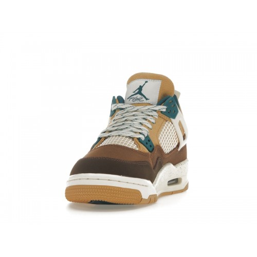 Кроссы Jordan 4 Retro Cacao Wow (GS) - подростковая сетка размеров