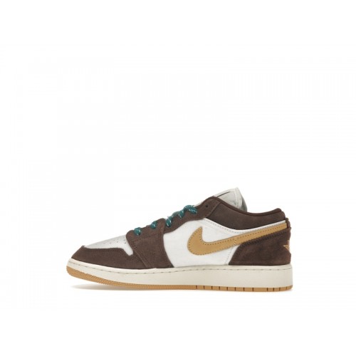 Кроссы Jordan 1 Low SE Cacao Wow (GS) - подростковая сетка размеров