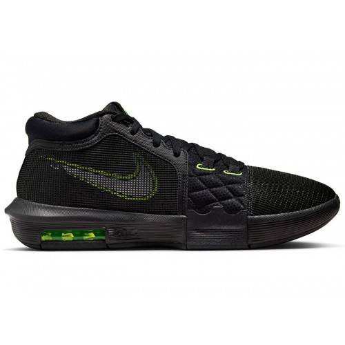 Кроссы Nike LeBron Witness 8 Black Volt - мужская сетка размеров