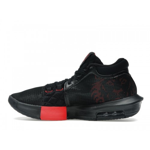 Nike LeBron Witness 8 Black University Red White - мужская сетка размеров