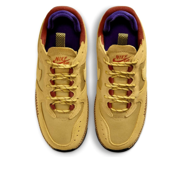 Nike Air Force 1 Wild Low Wheat Gold (W) - женская сетка размеров Nike Air Force 1 Wild Low Wheat Gold (W) - женская сетка размеров