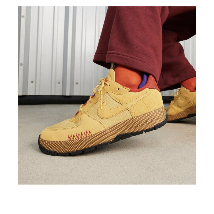 Nike Air Force 1 Wild Low Wheat Gold (W) - женская сетка размеров Nike Air Force 1 Wild Low Wheat Gold (W) - женская сетка размеров