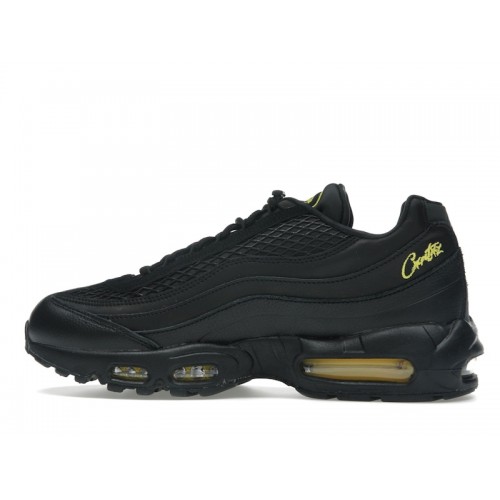 Кроссы Nike Air Max 95 Corteiz Honey Black - мужская сетка размеров