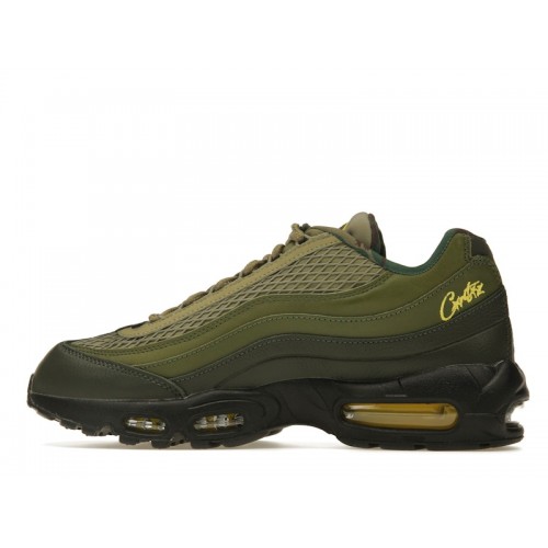 Кроссы Nike Air Max 95 SP Corteiz Gutta Green - мужская сетка размеров