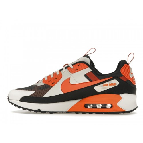 Кроссы Nike Air Max 90 Drift Phantom Dark Smoke Grey Safety Orange - мужская сетка размеров