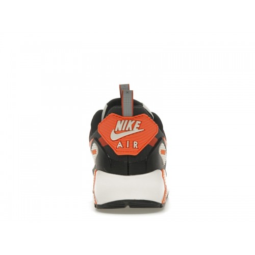 Кроссы Nike Air Max 90 Drift Phantom Dark Smoke Grey Safety Orange - мужская сетка размеров