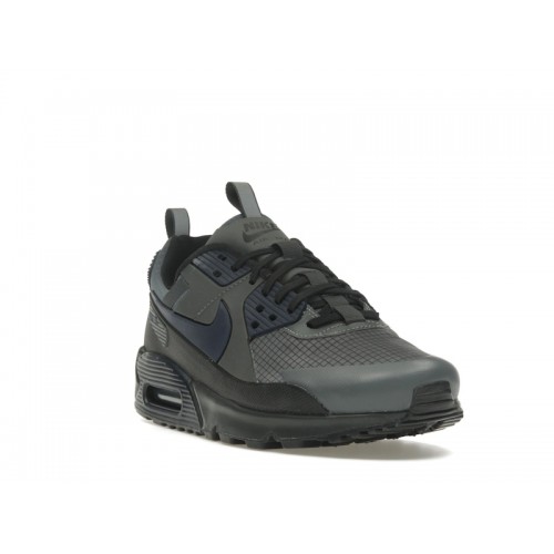 Кроссы Nike Air Max 90 Drift Iron Grey Black Anthracite Obsidian - мужская сетка размеров