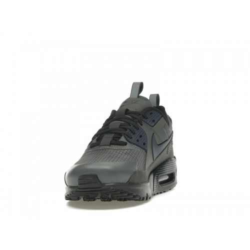 Кроссы Nike Air Max 90 Drift Iron Grey Black Anthracite Obsidian - мужская сетка размеров