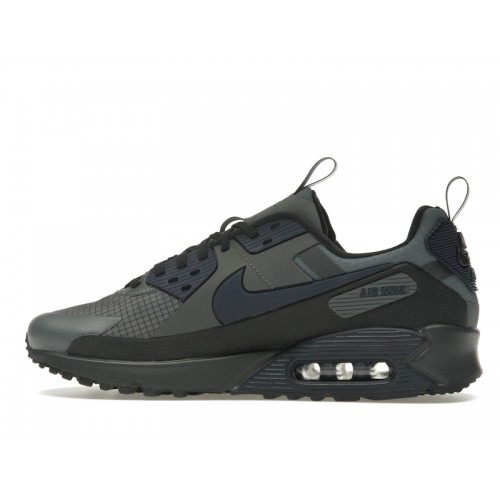 Кроссы Nike Air Max 90 Drift Iron Grey Black Anthracite Obsidian - мужская сетка размеров