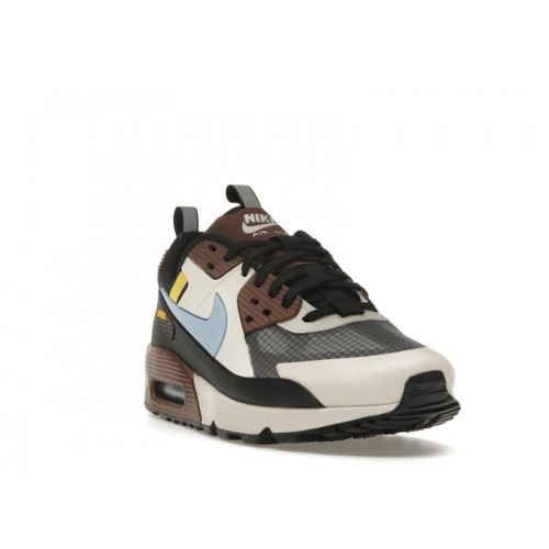 Кроссы Nike Air Max 90 Drift Eclectic Light Blue Brown - мужская сетка размеров