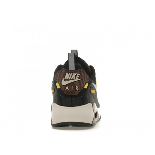 Кроссы Nike Air Max 90 Drift Eclectic Light Blue Brown - мужская сетка размеров
