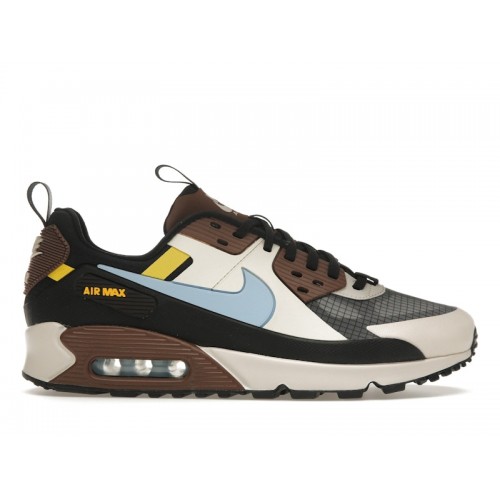 Кроссы Nike Air Max 90 Drift Eclectic Light Blue Brown - мужская сетка размеров