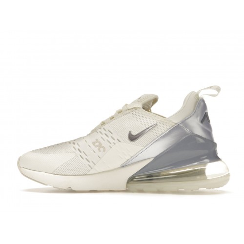 Кроссы Nike Air Max 270 Sail Oxygen Purple (W) - женская сетка размеров