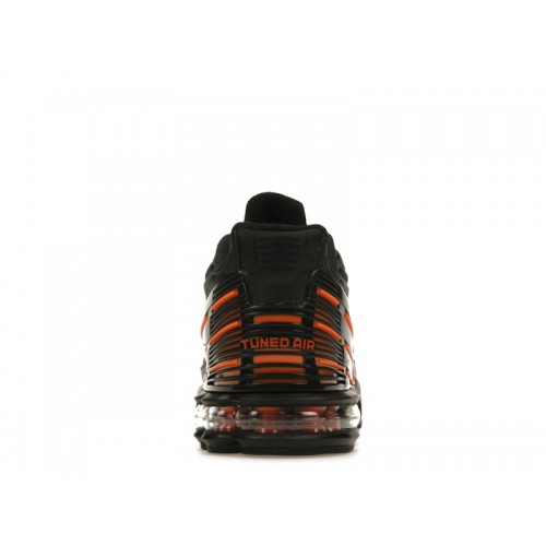 Кроссы Nike Air Max Plus 3 Black Orange Spirograph - мужская сетка размеров