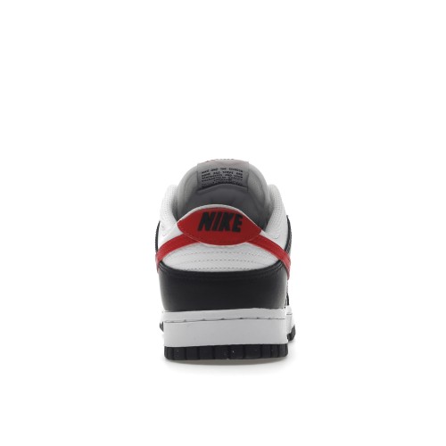 Кроссы Nike Dunk Low Retro Red Swoosh Panda - мужская сетка размеров