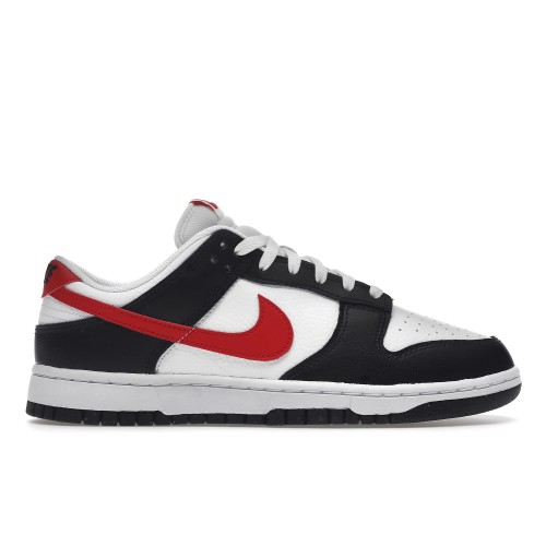 Кроссы Nike Dunk Low Retro Red Swoosh Panda - мужская сетка размеров