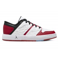 Подростковые Jordan Nu Retro 1 Low Varsity Red White Black (GS)