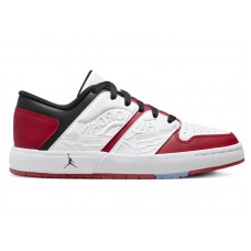 Подростковые Jordan Nu Retro 1 Low Varsity Red White Black (GS)