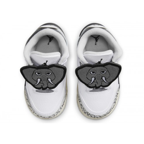 Air Jordan 3 Retro TD Hide N Sneak - детская сетка размеров
