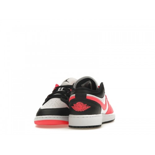 Кроссы Jordan 1 Low SE Mismatched Infrared (GS) - подростковая сетка размеров