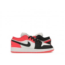 Подростковые кроссовки Jordan 1 Low SE Mismatched Infrared (GS)