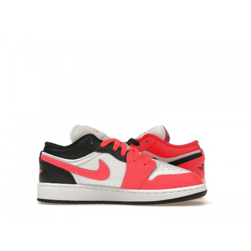Кроссы Jordan 1 Low SE Mismatched Infrared (GS) - подростковая сетка размеров